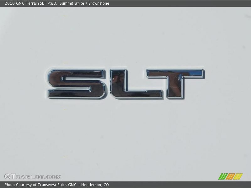 Summit White / Brownstone 2010 GMC Terrain SLT AWD