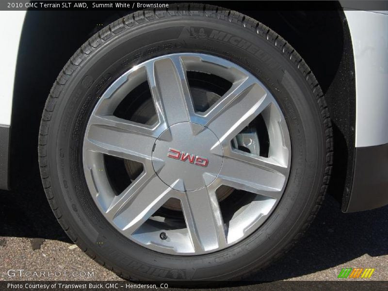 Summit White / Brownstone 2010 GMC Terrain SLT AWD