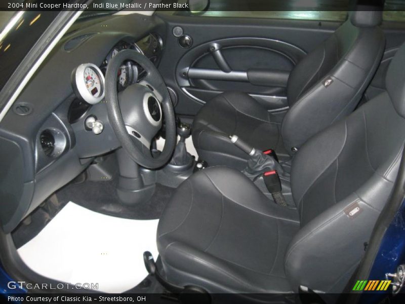 Indi Blue Metallic / Panther Black 2004 Mini Cooper Hardtop