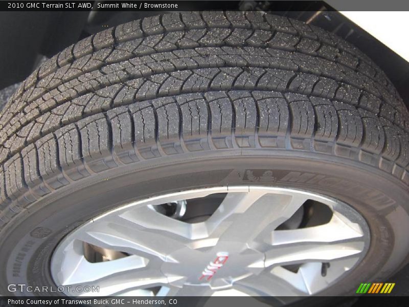 Summit White / Brownstone 2010 GMC Terrain SLT AWD