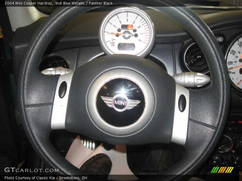 Indi Blue Metallic / Panther Black 2004 Mini Cooper Hardtop