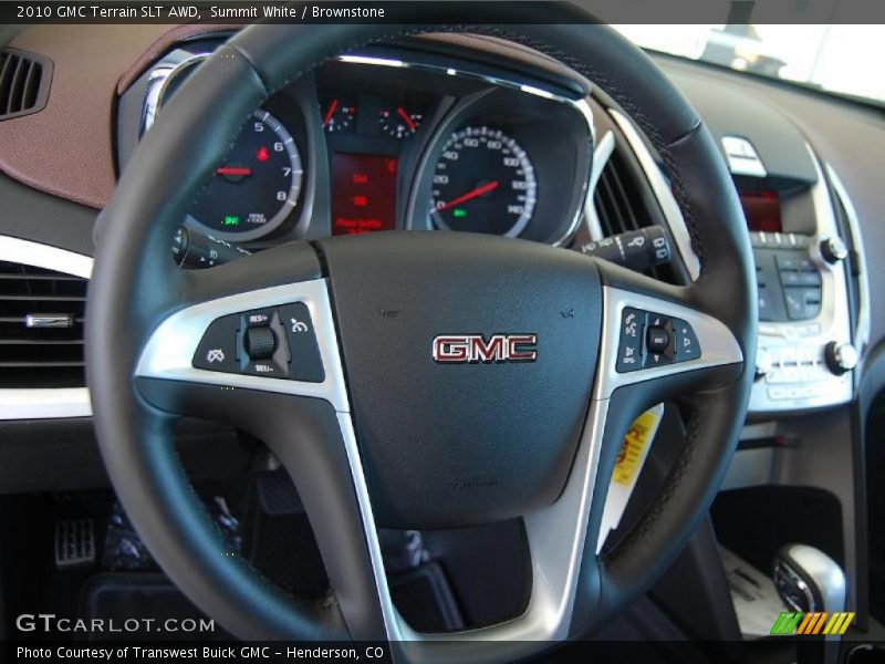 Summit White / Brownstone 2010 GMC Terrain SLT AWD