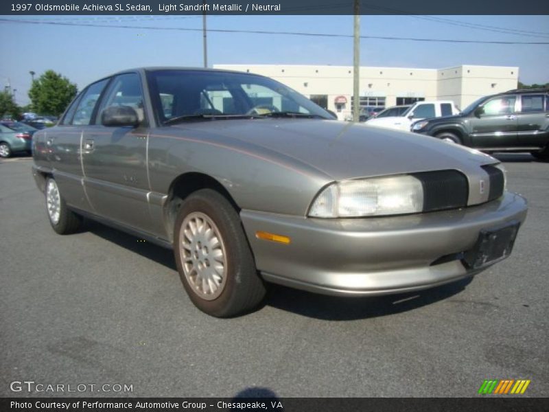 Light Sandrift Metallic / Neutral 1997 Oldsmobile Achieva SL Sedan