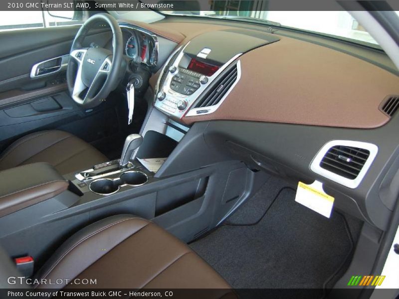 Summit White / Brownstone 2010 GMC Terrain SLT AWD