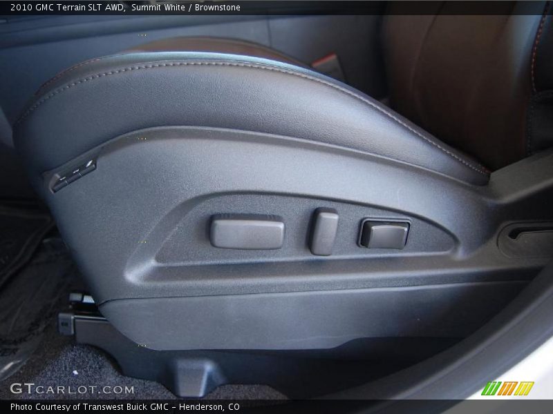 Summit White / Brownstone 2010 GMC Terrain SLT AWD