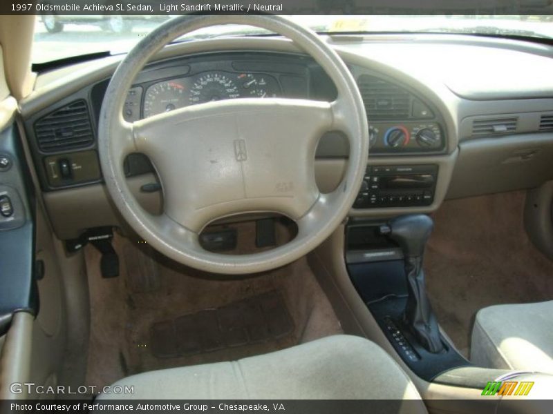 Light Sandrift Metallic / Neutral 1997 Oldsmobile Achieva SL Sedan