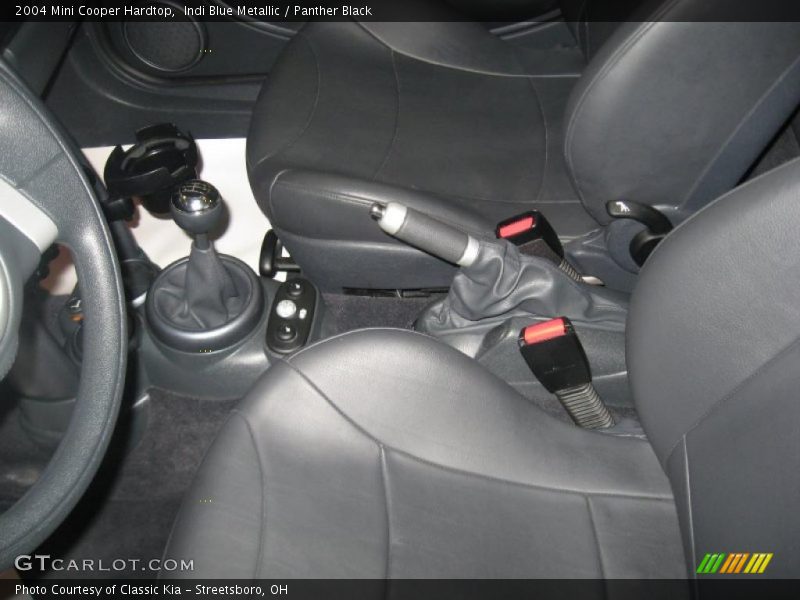 Indi Blue Metallic / Panther Black 2004 Mini Cooper Hardtop