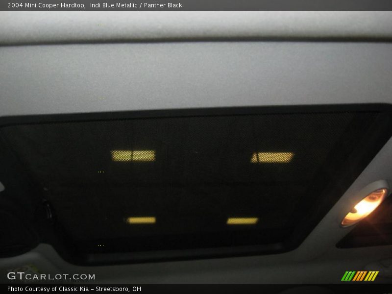 Indi Blue Metallic / Panther Black 2004 Mini Cooper Hardtop
