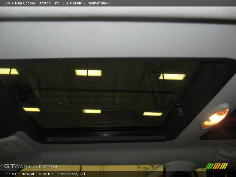 Indi Blue Metallic / Panther Black 2004 Mini Cooper Hardtop