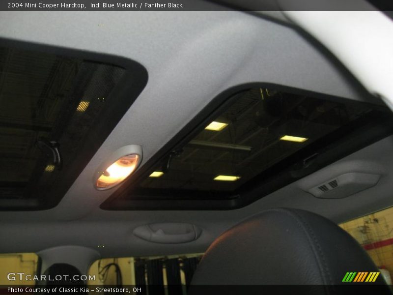 Indi Blue Metallic / Panther Black 2004 Mini Cooper Hardtop