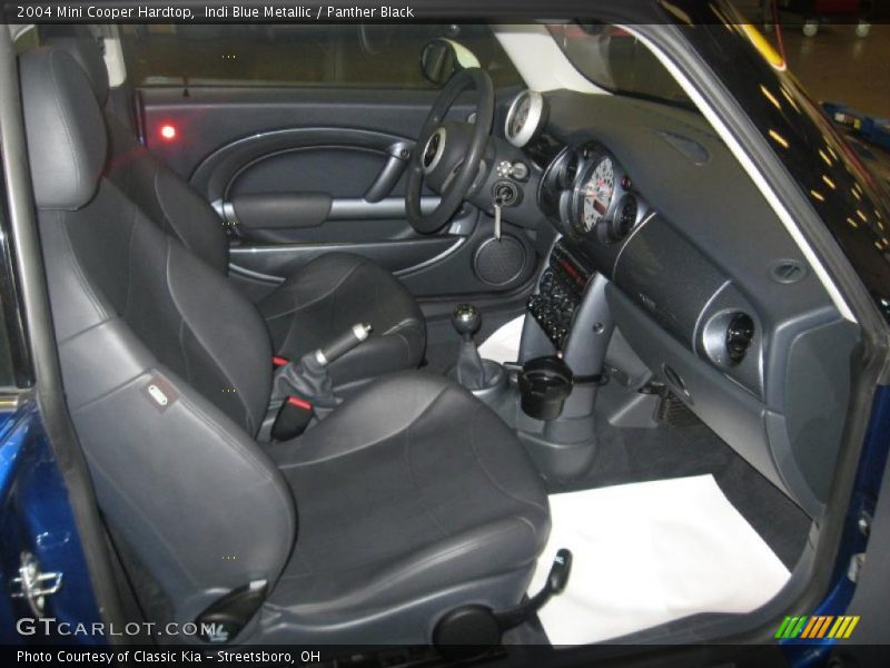Indi Blue Metallic / Panther Black 2004 Mini Cooper Hardtop
