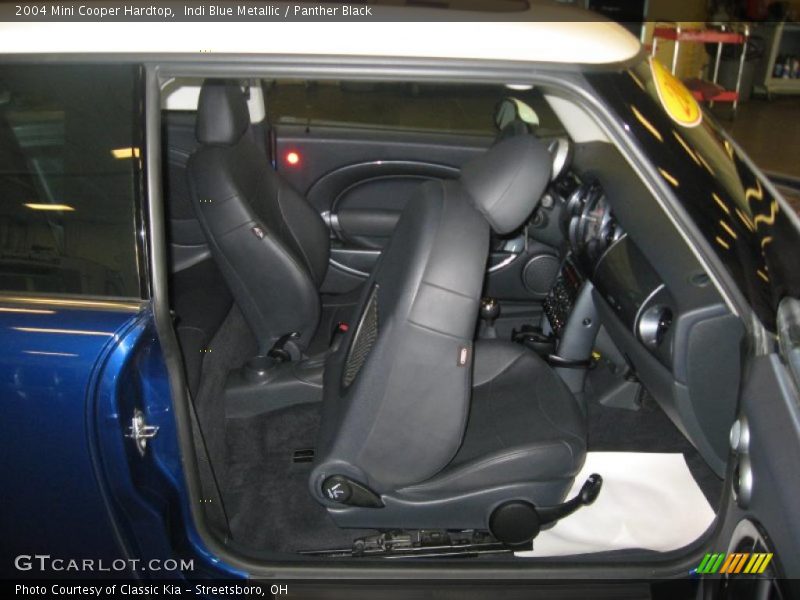 Indi Blue Metallic / Panther Black 2004 Mini Cooper Hardtop