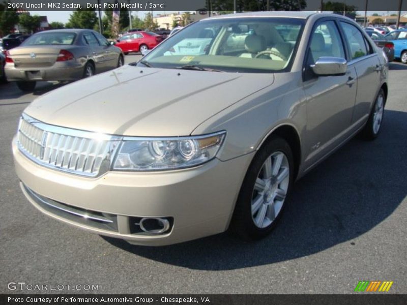 Dune Pearl Metallic / Sand 2007 Lincoln MKZ Sedan