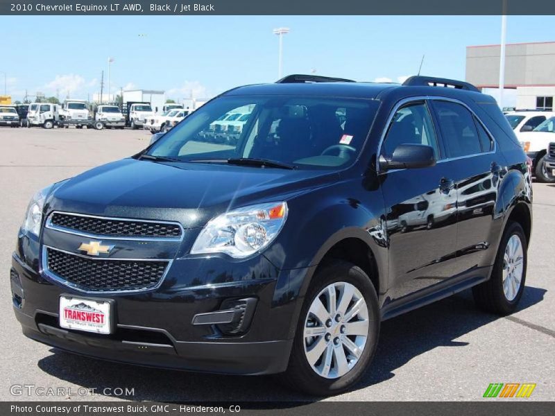 Black / Jet Black 2010 Chevrolet Equinox LT AWD