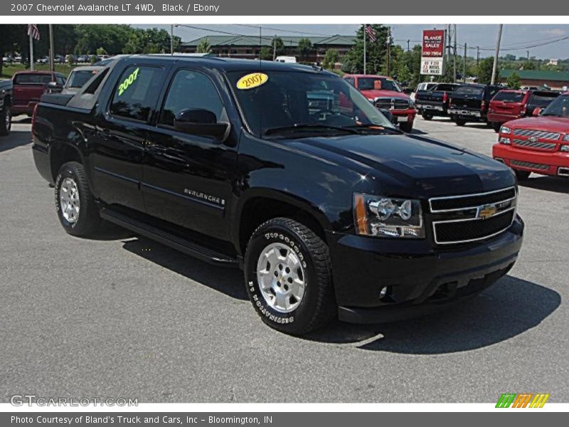 Black / Ebony 2007 Chevrolet Avalanche LT 4WD