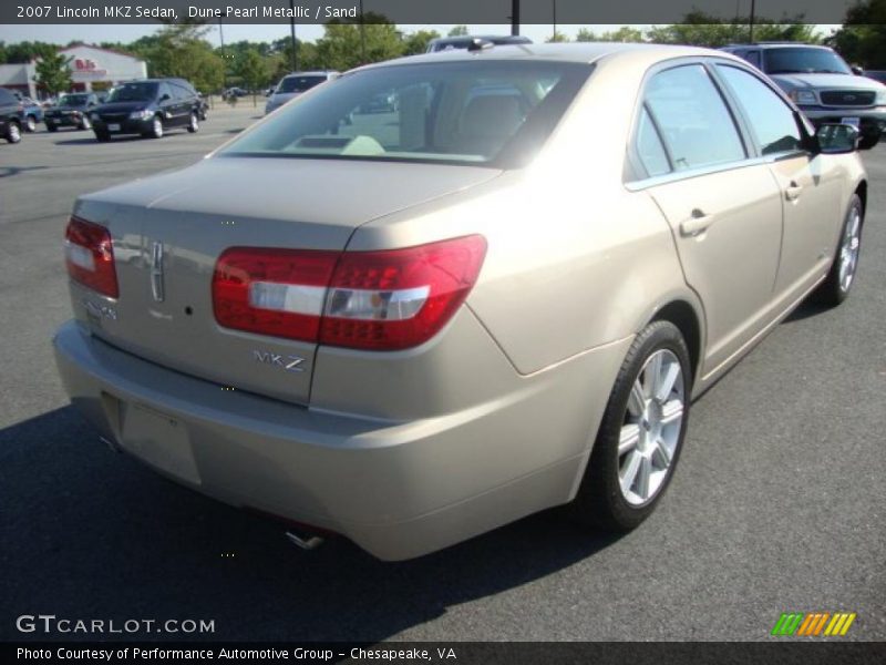 Dune Pearl Metallic / Sand 2007 Lincoln MKZ Sedan