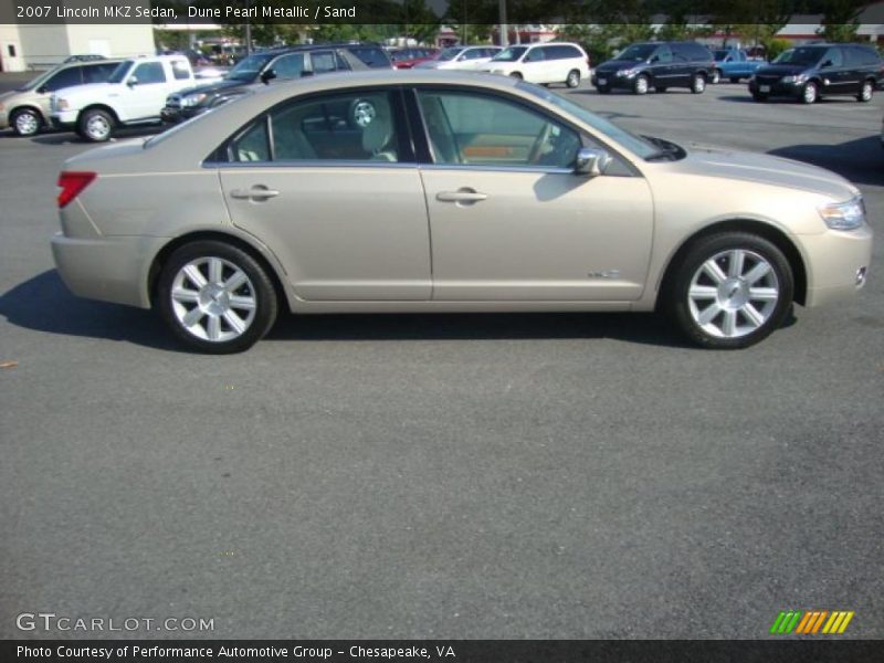 Dune Pearl Metallic / Sand 2007 Lincoln MKZ Sedan