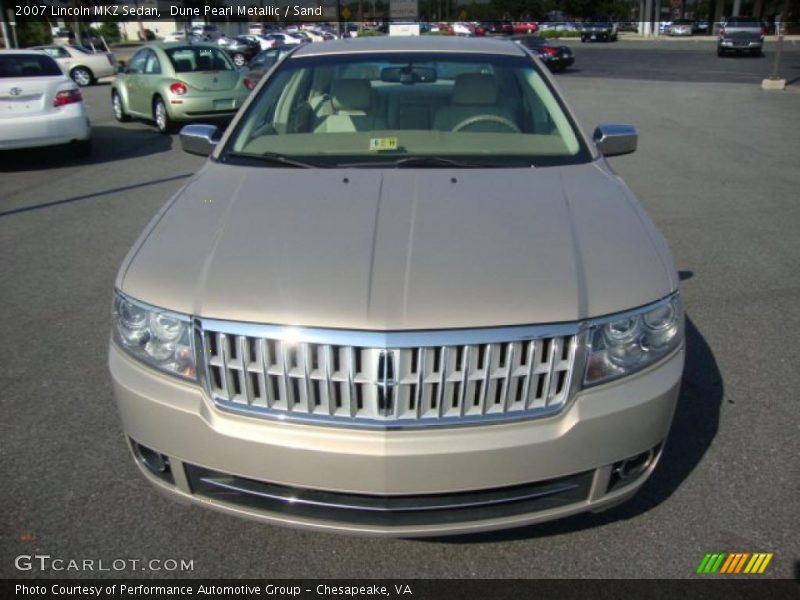 Dune Pearl Metallic / Sand 2007 Lincoln MKZ Sedan