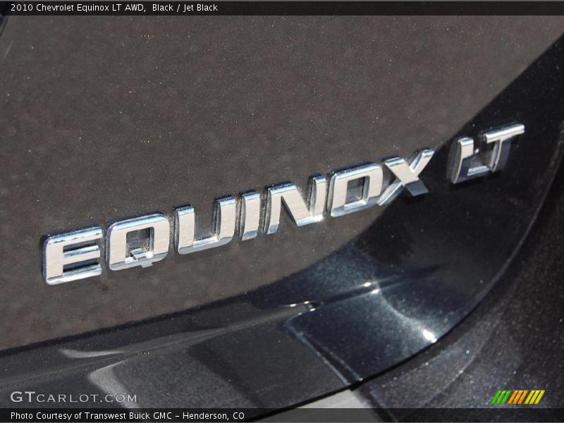 Black / Jet Black 2010 Chevrolet Equinox LT AWD