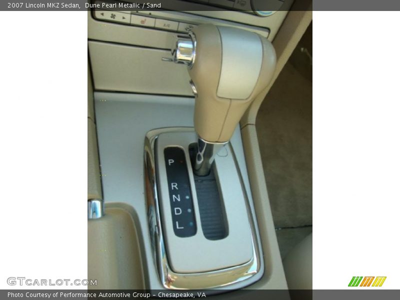 Dune Pearl Metallic / Sand 2007 Lincoln MKZ Sedan