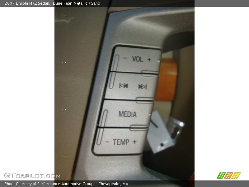 Dune Pearl Metallic / Sand 2007 Lincoln MKZ Sedan