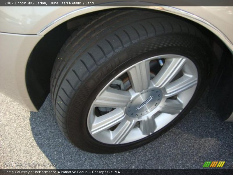 Dune Pearl Metallic / Sand 2007 Lincoln MKZ Sedan