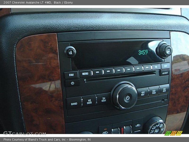 Black / Ebony 2007 Chevrolet Avalanche LT 4WD