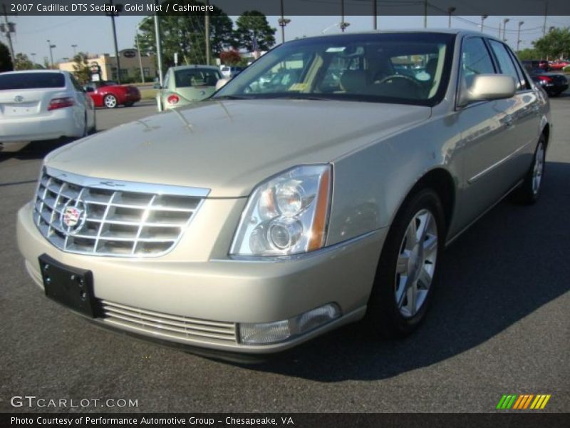 Gold Mist / Cashmere 2007 Cadillac DTS Sedan