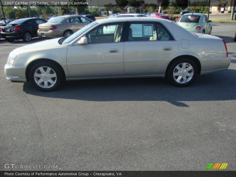 Gold Mist / Cashmere 2007 Cadillac DTS Sedan