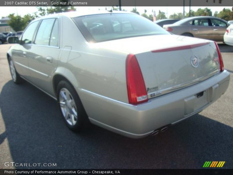 Gold Mist / Cashmere 2007 Cadillac DTS Sedan
