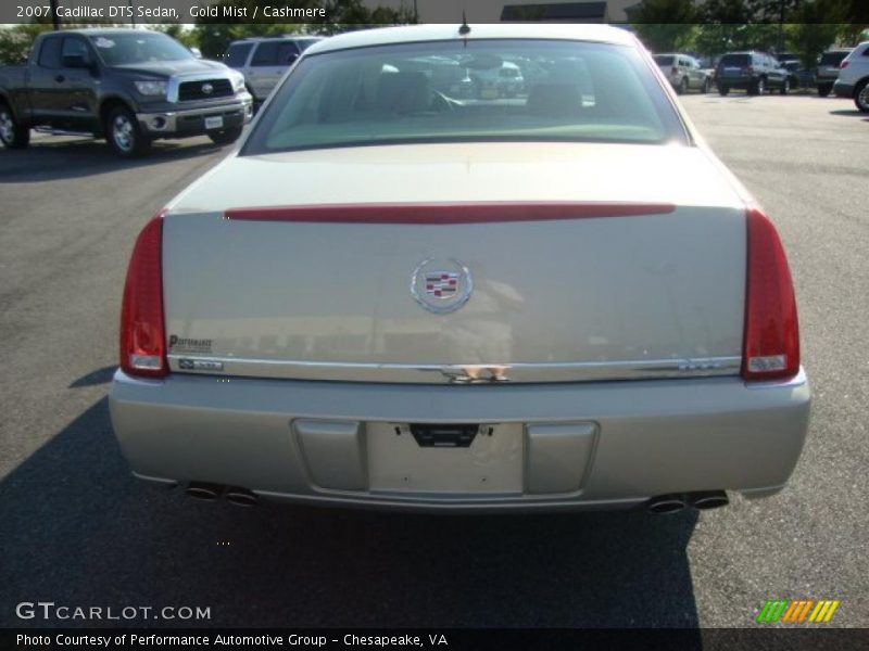 Gold Mist / Cashmere 2007 Cadillac DTS Sedan