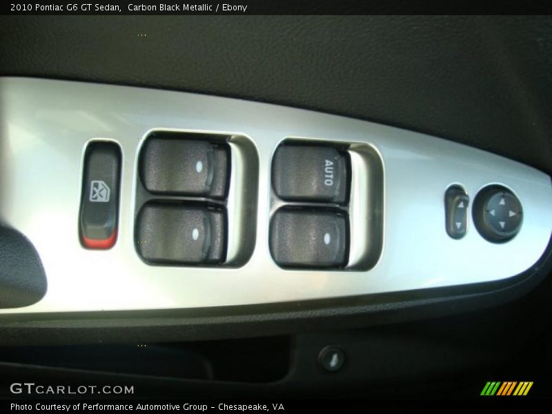 Carbon Black Metallic / Ebony 2010 Pontiac G6 GT Sedan