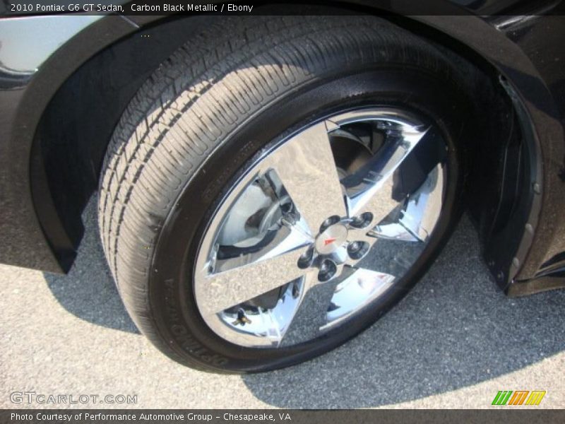 Carbon Black Metallic / Ebony 2010 Pontiac G6 GT Sedan