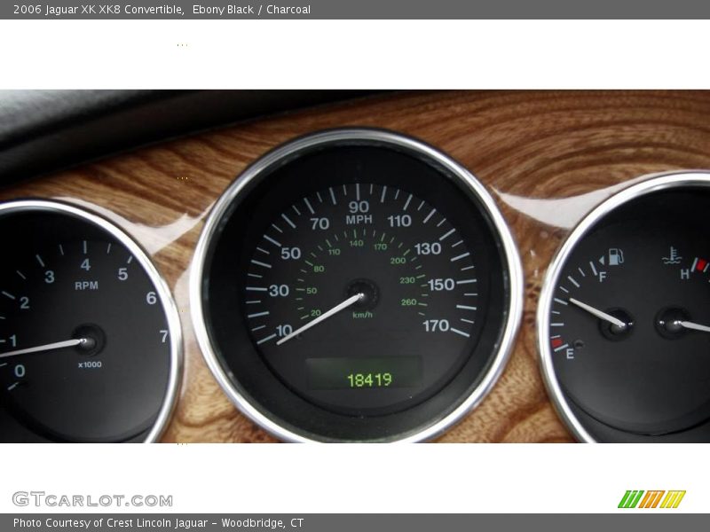 Ebony Black / Charcoal 2006 Jaguar XK XK8 Convertible