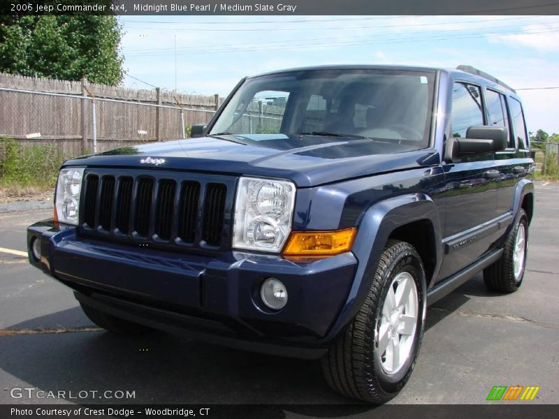 Midnight Blue Pearl / Medium Slate Gray 2006 Jeep Commander 4x4