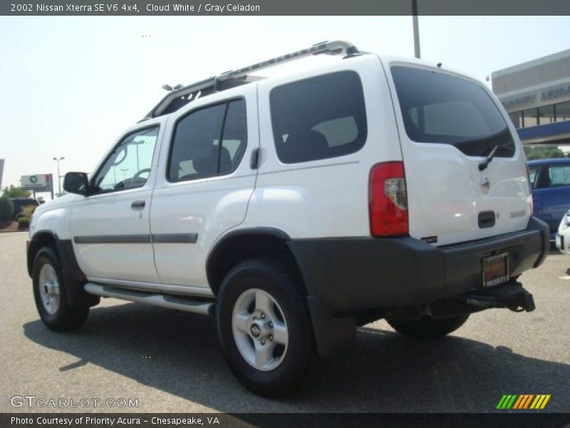 Cloud White / Gray Celadon 2002 Nissan Xterra SE V6 4x4