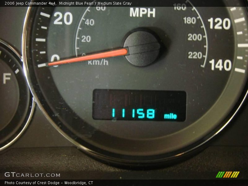 Midnight Blue Pearl / Medium Slate Gray 2006 Jeep Commander 4x4