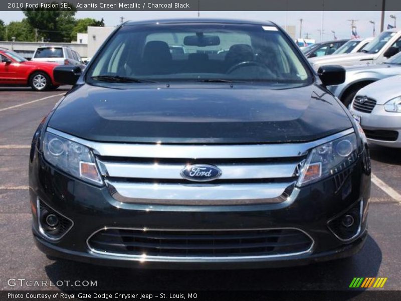 Atlantis Green Metallic / Charcoal Black 2010 Ford Fusion SEL