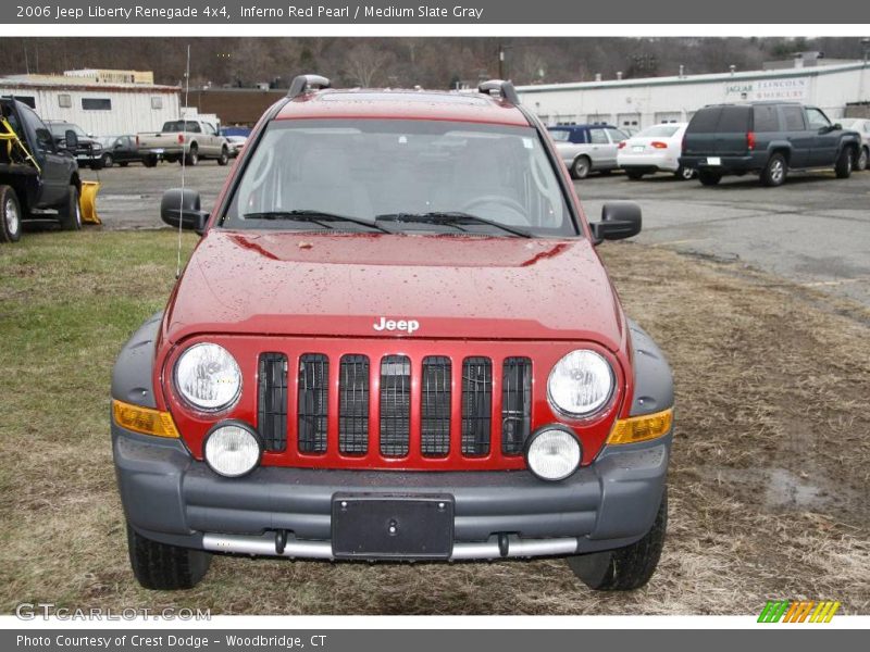 Inferno Red Pearl / Medium Slate Gray 2006 Jeep Liberty Renegade 4x4