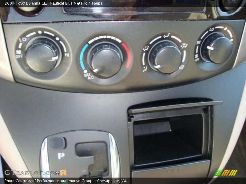 Nautical Blue Metallic / Taupe 2007 Toyota Sienna CE