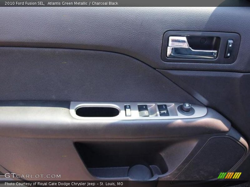 Atlantis Green Metallic / Charcoal Black 2010 Ford Fusion SEL