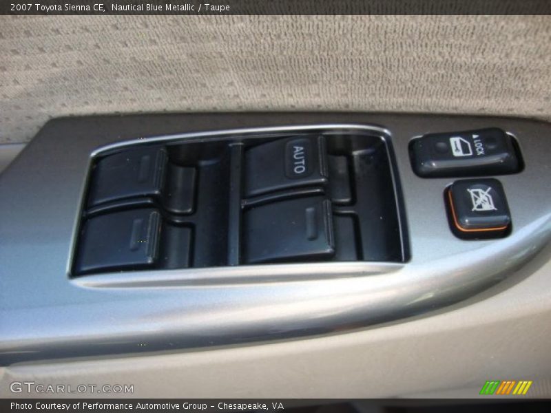 Nautical Blue Metallic / Taupe 2007 Toyota Sienna CE