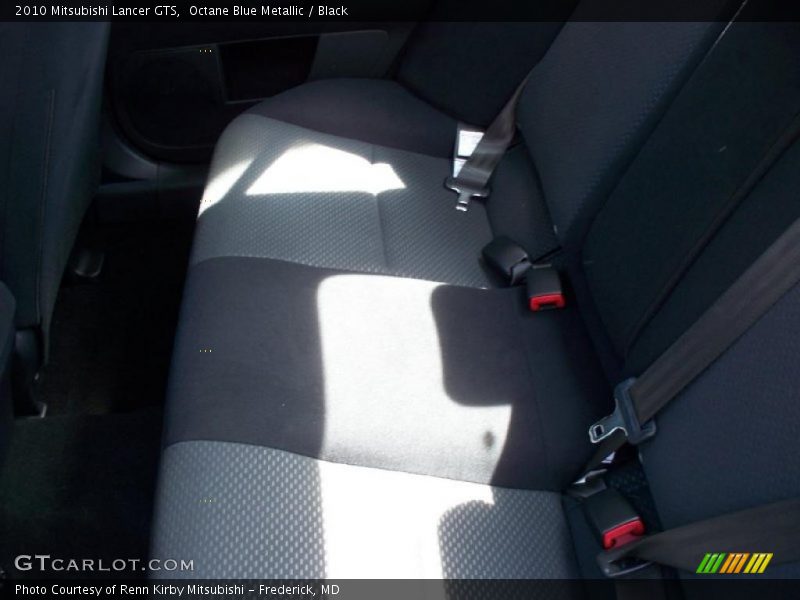 Octane Blue Metallic / Black 2010 Mitsubishi Lancer GTS