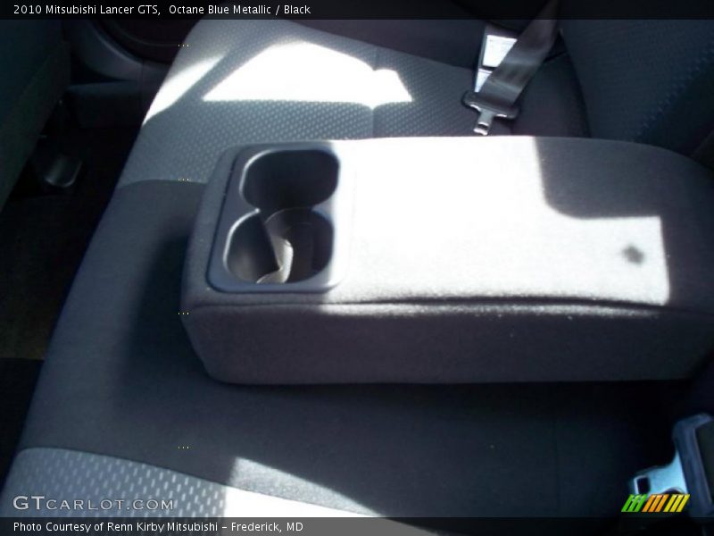 Octane Blue Metallic / Black 2010 Mitsubishi Lancer GTS