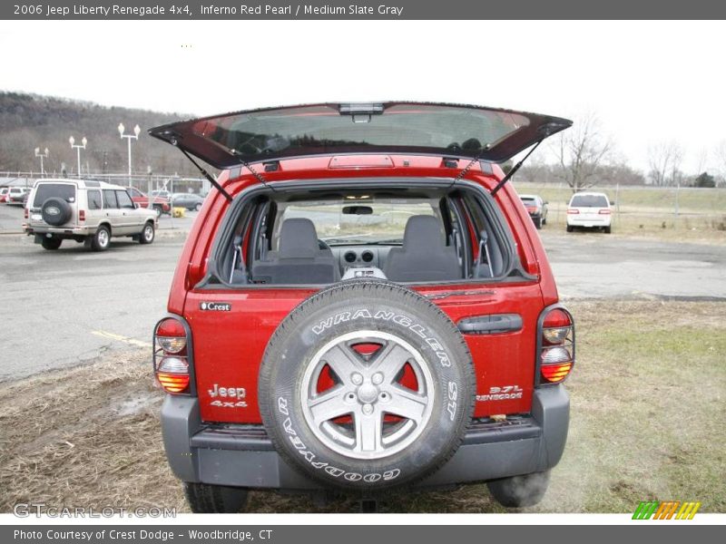 Inferno Red Pearl / Medium Slate Gray 2006 Jeep Liberty Renegade 4x4