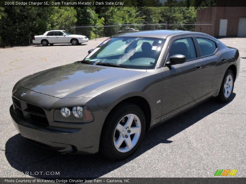 Dark Titanium Metallic / Dark Slate Gray 2008 Dodge Charger SE