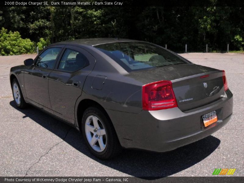 Dark Titanium Metallic / Dark Slate Gray 2008 Dodge Charger SE