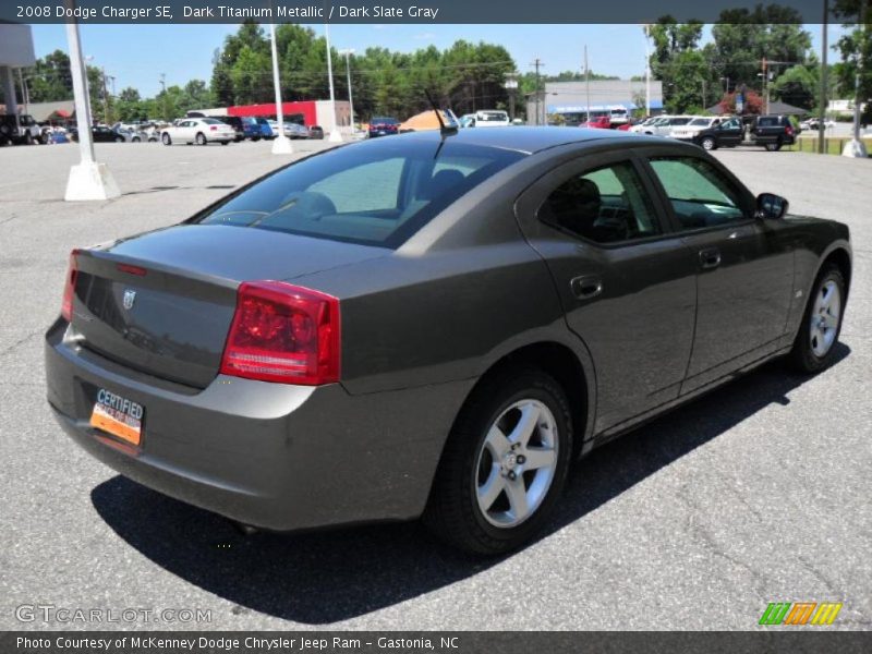 Dark Titanium Metallic / Dark Slate Gray 2008 Dodge Charger SE