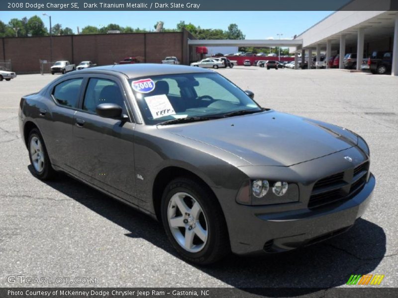 Dark Titanium Metallic / Dark Slate Gray 2008 Dodge Charger SE