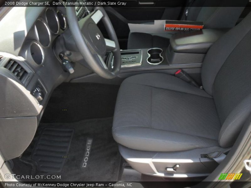 Dark Titanium Metallic / Dark Slate Gray 2008 Dodge Charger SE
